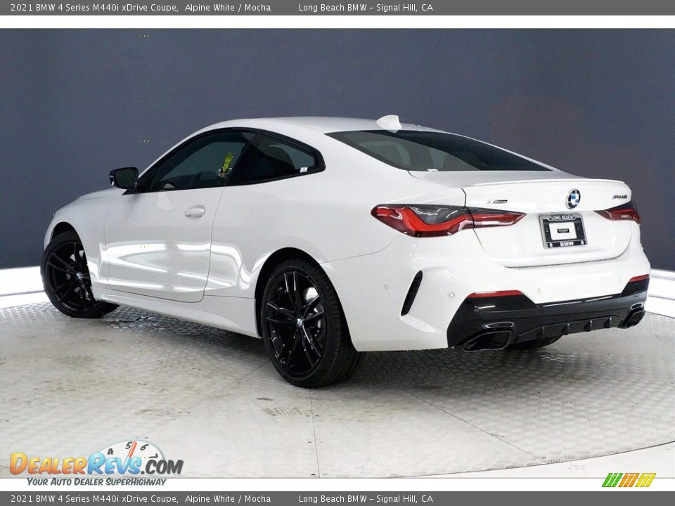 2021 BMW 4 Series M440i xDrive Coupe Alpine White / Mocha Photo #3