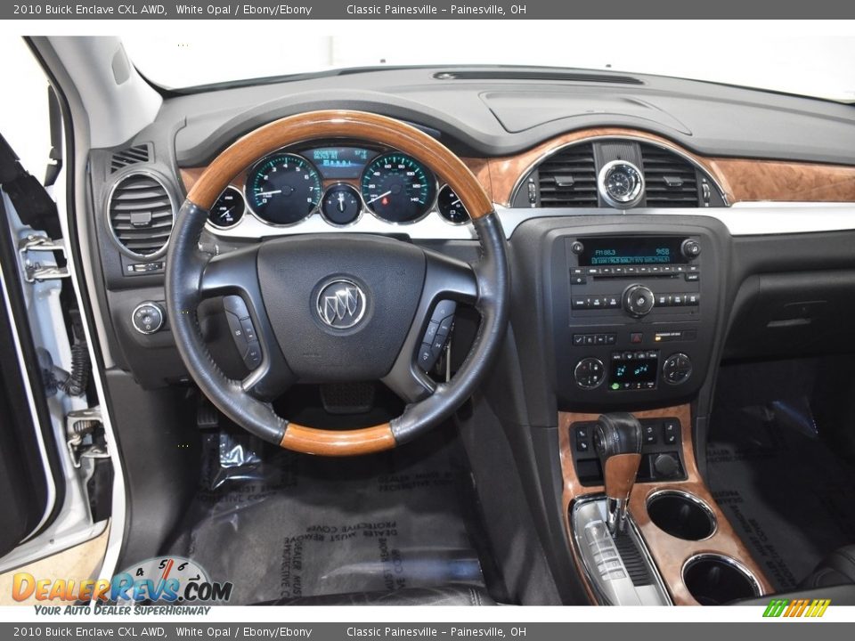 2010 Buick Enclave CXL AWD White Opal / Ebony/Ebony Photo #14