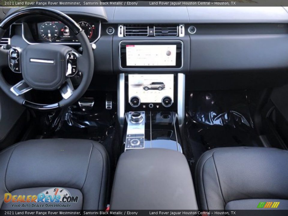 2021 Land Rover Range Rover Westminster Santorini Black Metallic / Ebony Photo #5