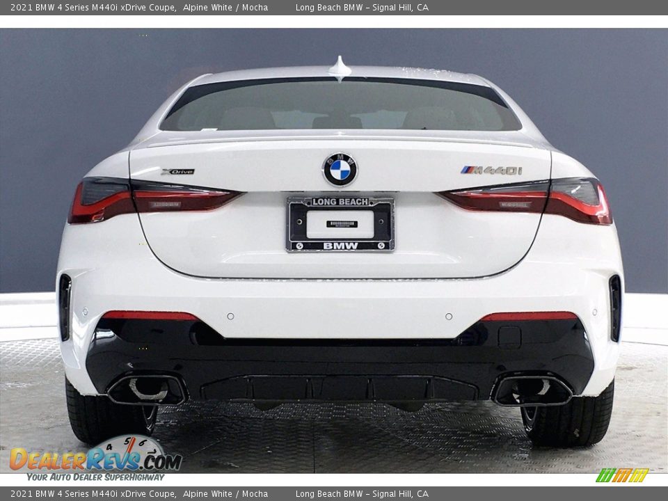 2021 BMW 4 Series M440i xDrive Coupe Alpine White / Mocha Photo #4