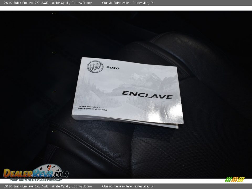 2010 Buick Enclave CXL AWD White Opal / Ebony/Ebony Photo #18