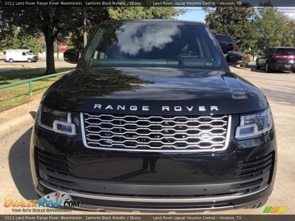 2021 Land Rover Range Rover Westminster Santorini Black Metallic / Ebony Photo #9