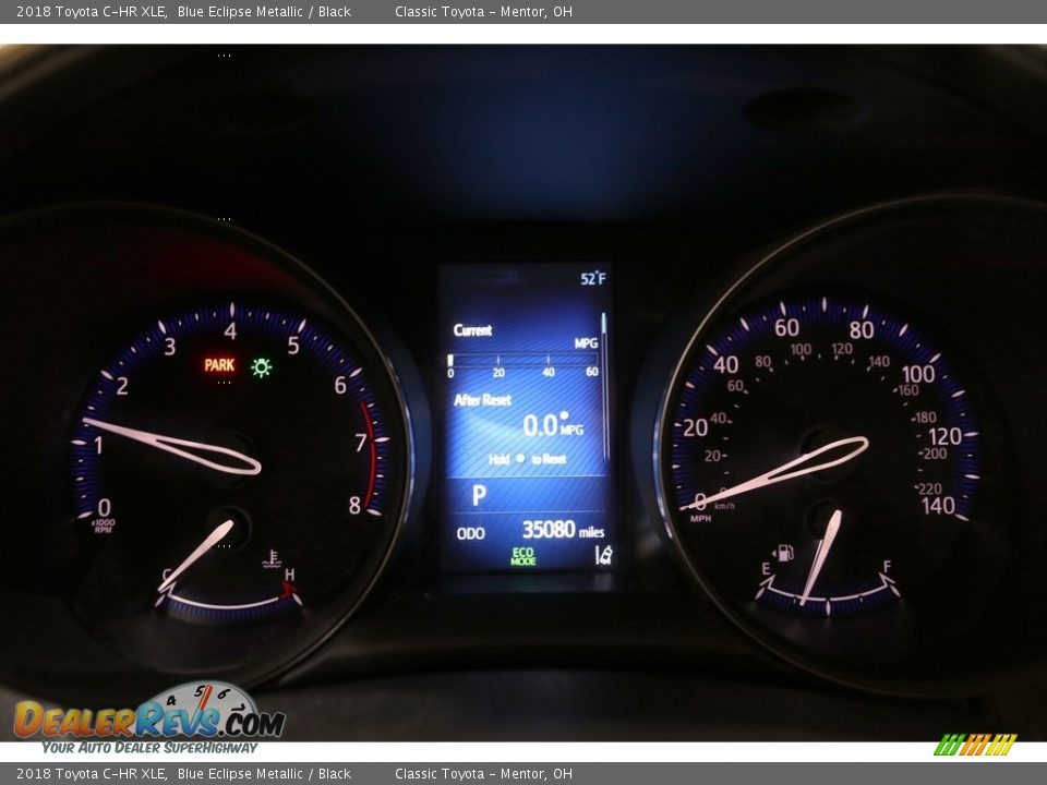 2018 Toyota C-HR XLE Blue Eclipse Metallic / Black Photo #7