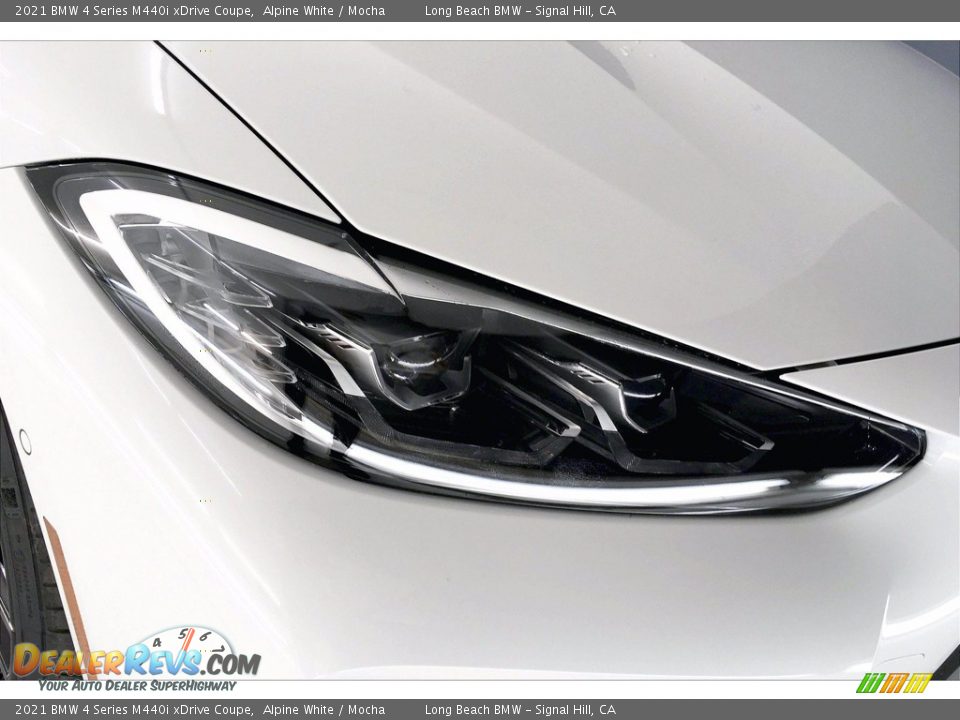2021 BMW 4 Series M440i xDrive Coupe Alpine White / Mocha Photo #14