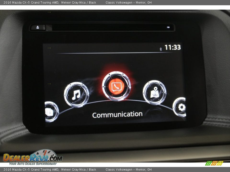 2016 Mazda CX-5 Grand Touring AWD Meteor Gray Mica / Black Photo #10