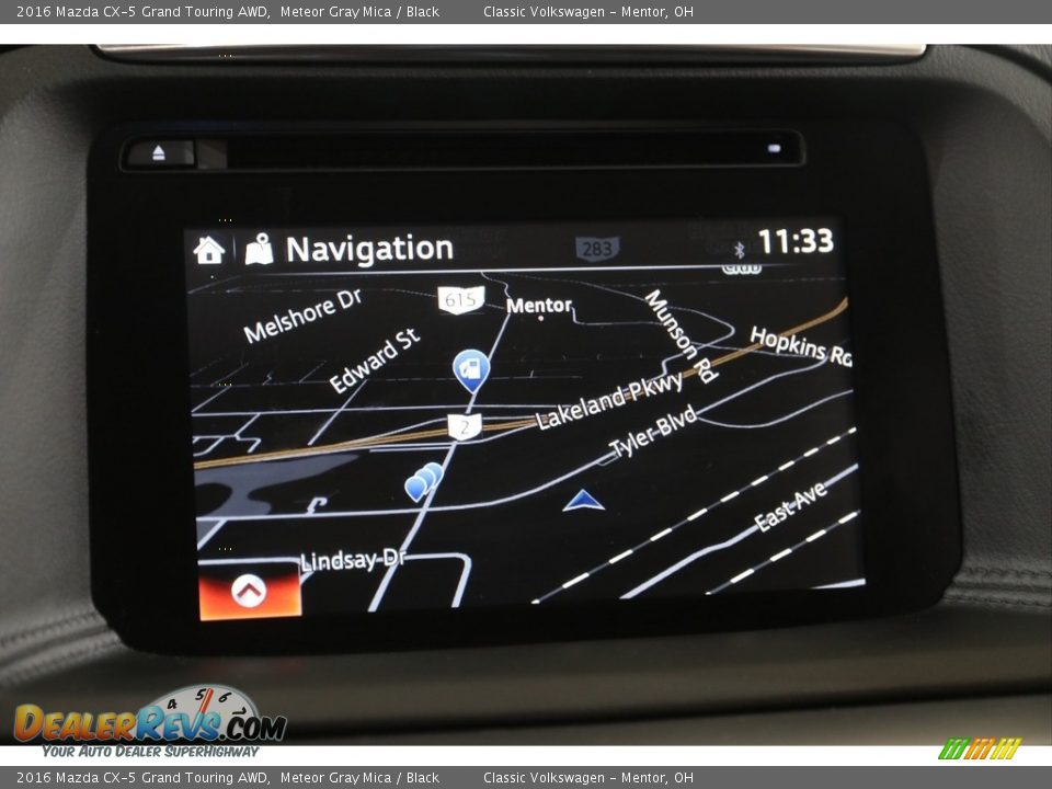 2016 Mazda CX-5 Grand Touring AWD Meteor Gray Mica / Black Photo #11