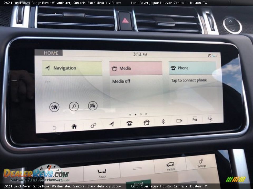 2021 Land Rover Range Rover Westminster Santorini Black Metallic / Ebony Photo #20