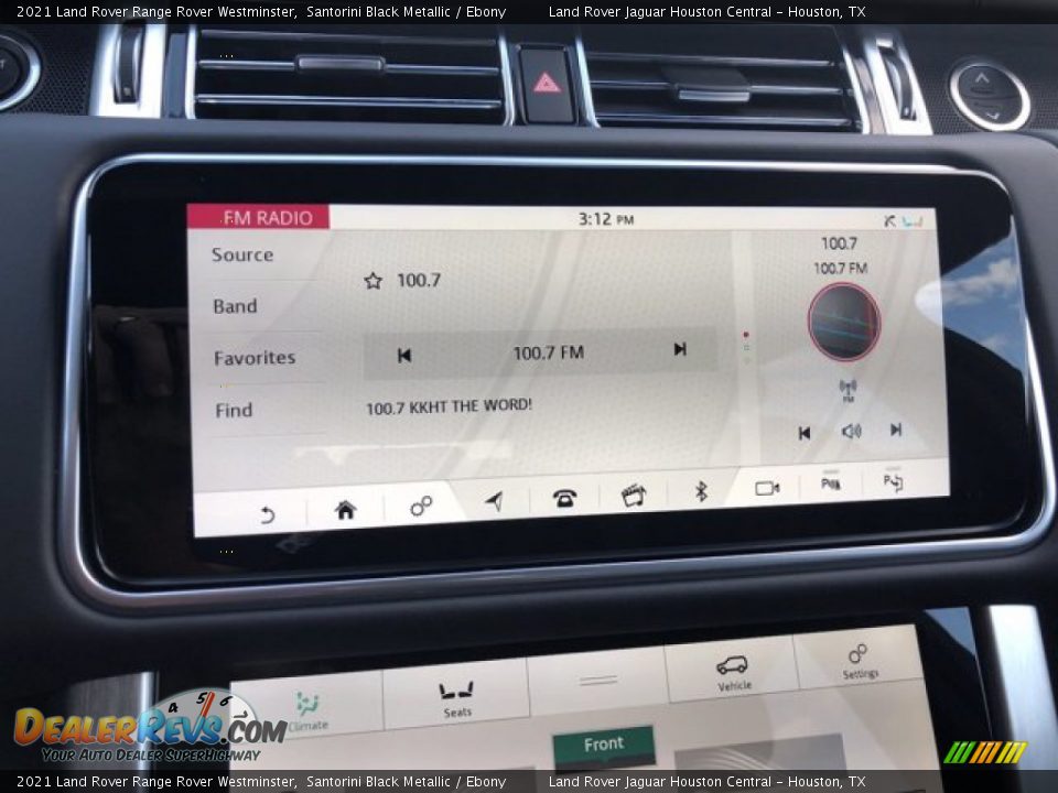 2021 Land Rover Range Rover Westminster Santorini Black Metallic / Ebony Photo #22