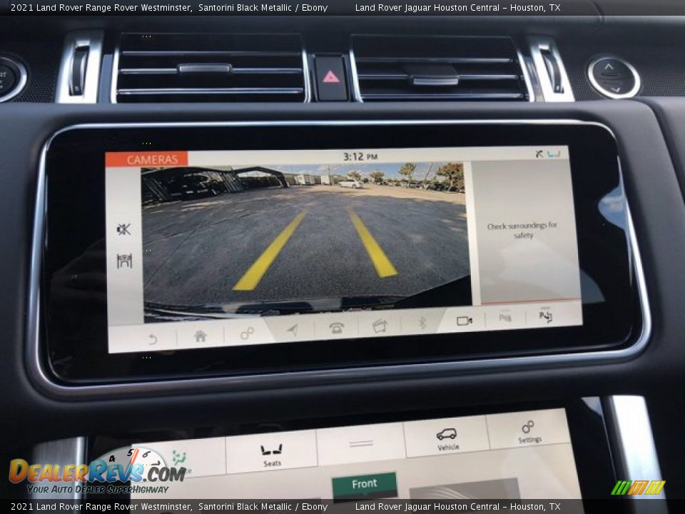 2021 Land Rover Range Rover Westminster Santorini Black Metallic / Ebony Photo #23