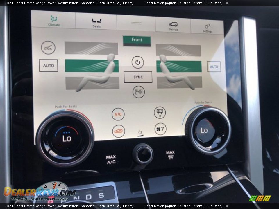 2021 Land Rover Range Rover Westminster Santorini Black Metallic / Ebony Photo #24