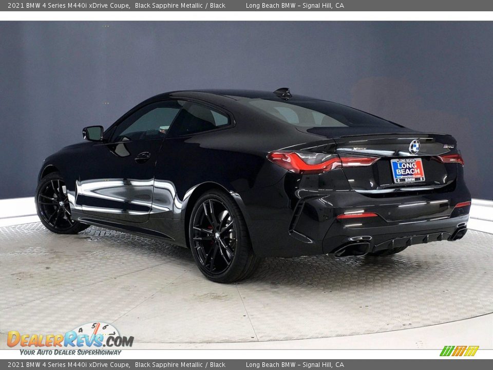 2021 BMW 4 Series M440i xDrive Coupe Black Sapphire Metallic / Black Photo #3