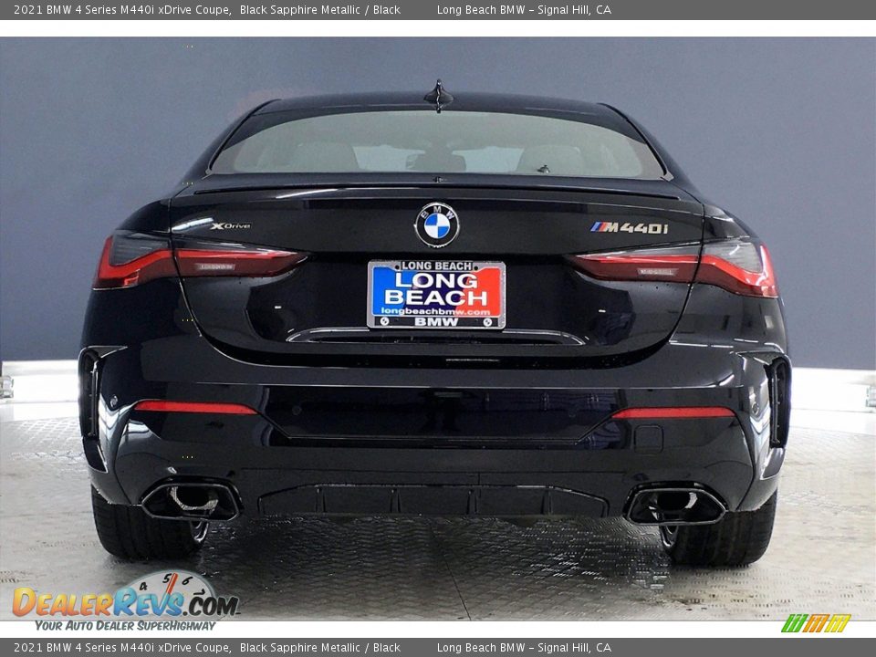 2021 BMW 4 Series M440i xDrive Coupe Black Sapphire Metallic / Black Photo #4