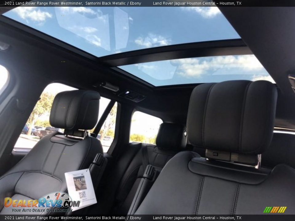 2021 Land Rover Range Rover Westminster Santorini Black Metallic / Ebony Photo #29