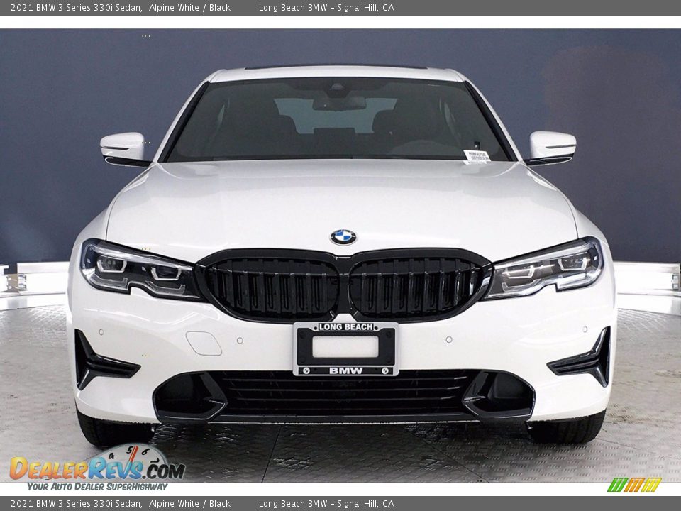 2021 BMW 3 Series 330i Sedan Alpine White / Black Photo #2