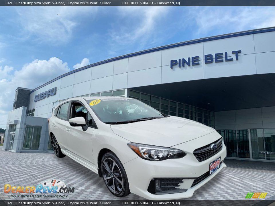 2020 Subaru Impreza Sport 5-Door Crystal White Pearl / Black Photo #1