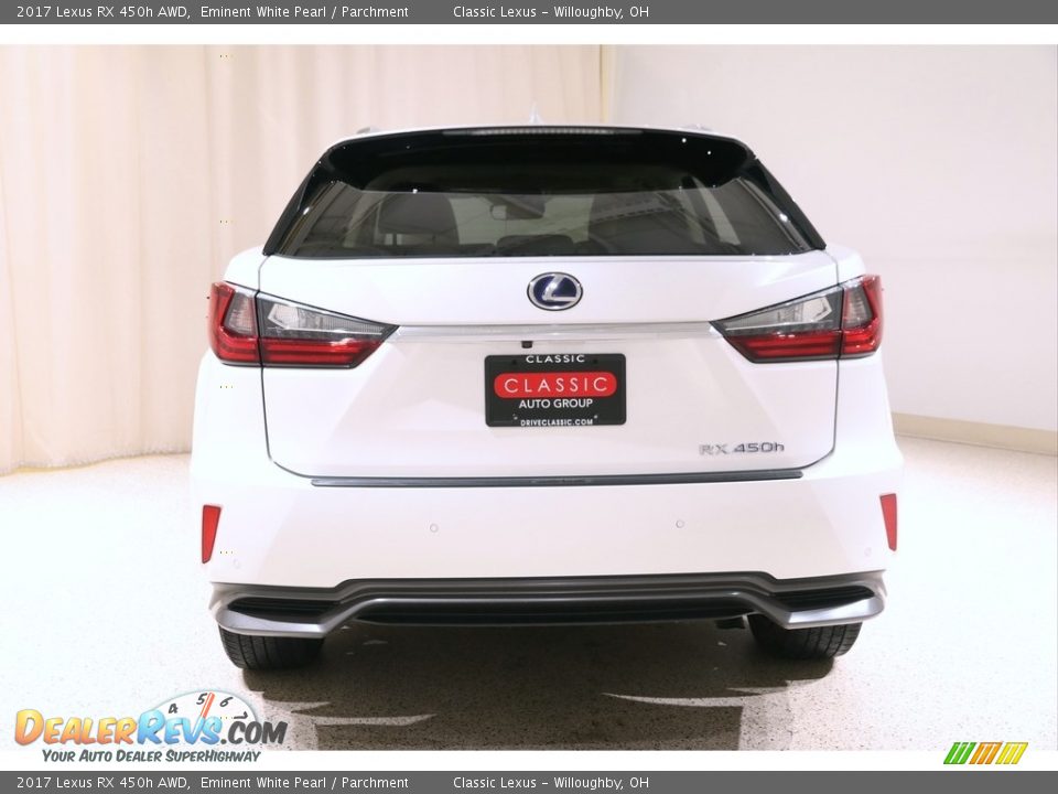 2017 Lexus RX 450h AWD Eminent White Pearl / Parchment Photo #24