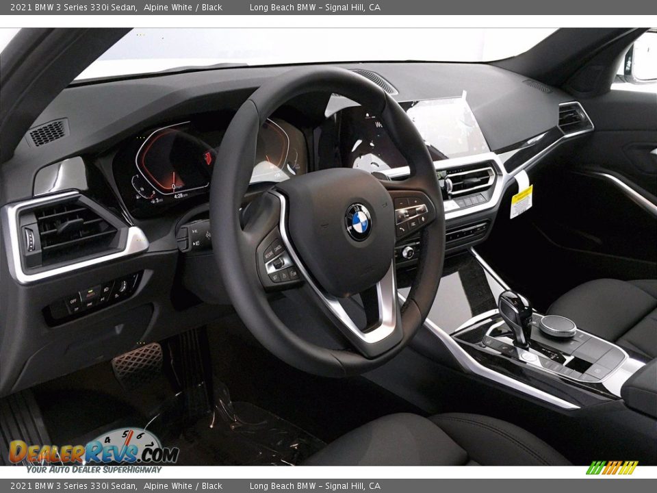 2021 BMW 3 Series 330i Sedan Alpine White / Black Photo #7