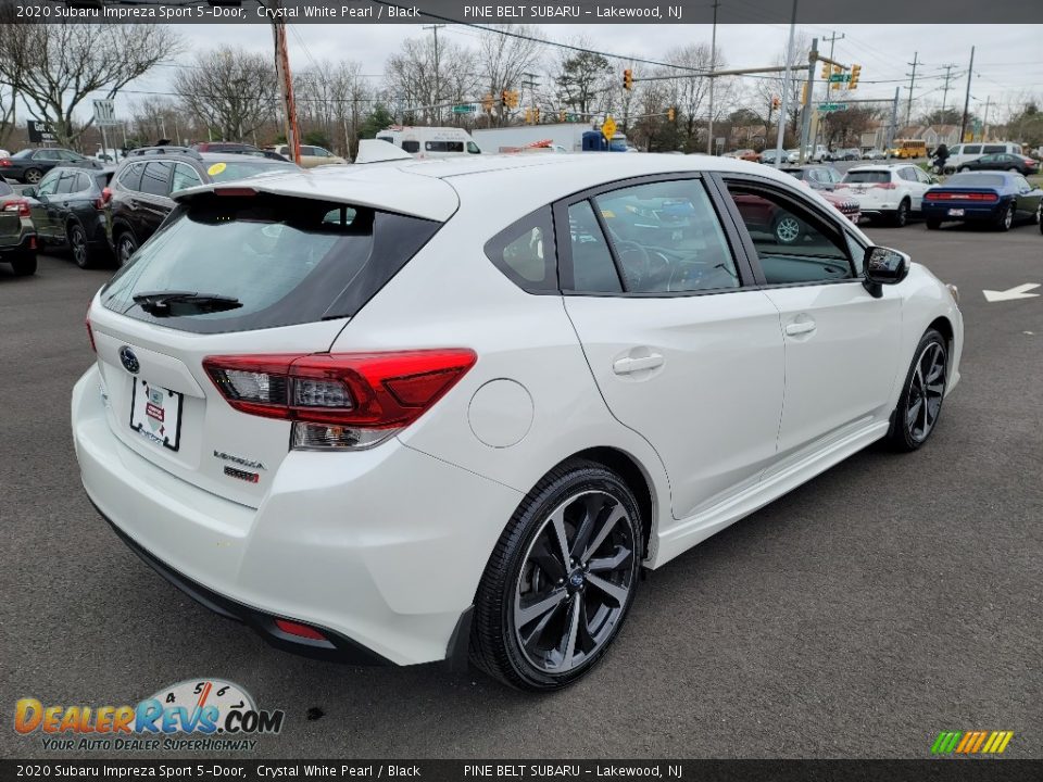 2020 Subaru Impreza Sport 5-Door Crystal White Pearl / Black Photo #21