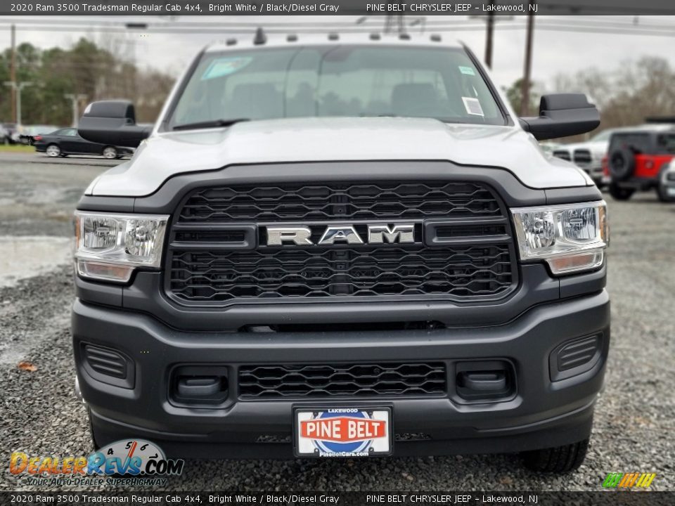 2020 Ram 3500 Tradesman Regular Cab 4x4 Bright White / Black/Diesel Gray Photo #2