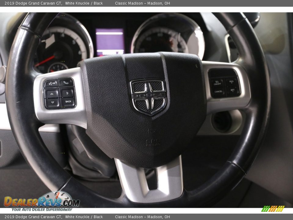 2019 Dodge Grand Caravan GT White Knuckle / Black Photo #7