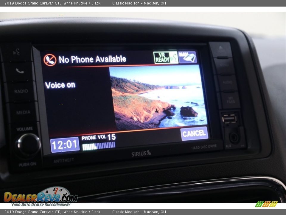 2019 Dodge Grand Caravan GT White Knuckle / Black Photo #10