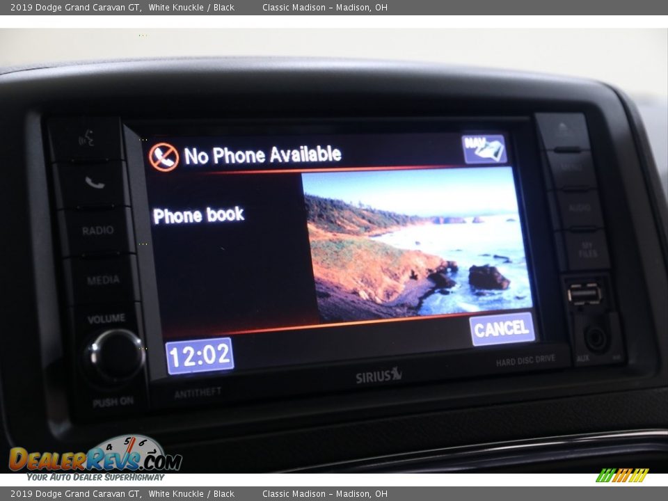 2019 Dodge Grand Caravan GT White Knuckle / Black Photo #11