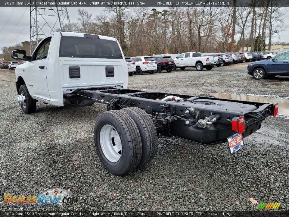 2020 Ram 3500 Tradesman Regular Cab 4x4 Bright White / Black/Diesel Gray Photo #6