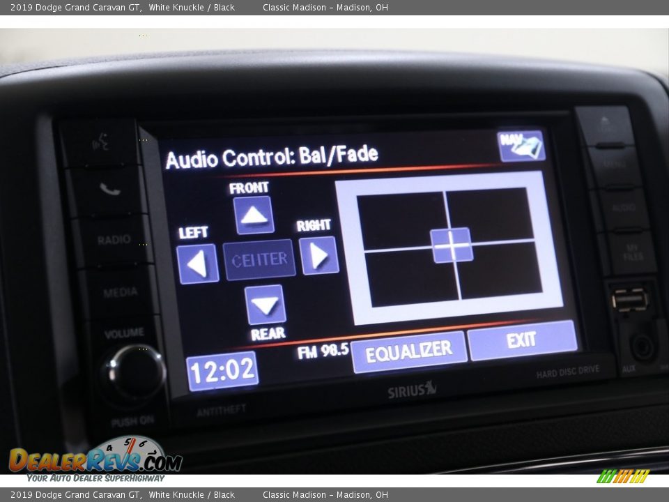 2019 Dodge Grand Caravan GT White Knuckle / Black Photo #14