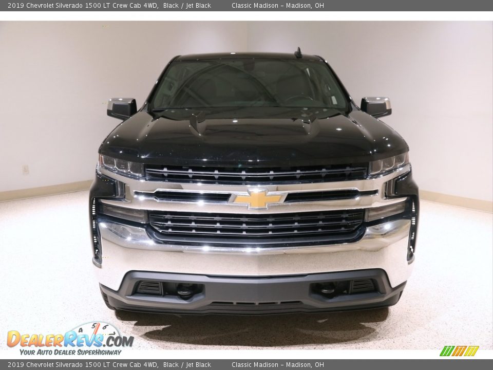 2019 Chevrolet Silverado 1500 LT Crew Cab 4WD Black / Jet Black Photo #2