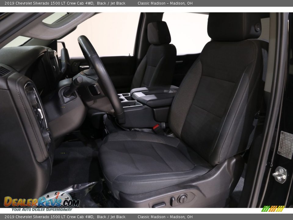 2019 Chevrolet Silverado 1500 LT Crew Cab 4WD Black / Jet Black Photo #6
