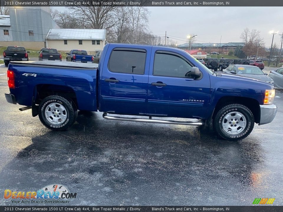 2013 Chevrolet Silverado 1500 LT Crew Cab 4x4 Blue Topaz Metallic / Ebony Photo #5