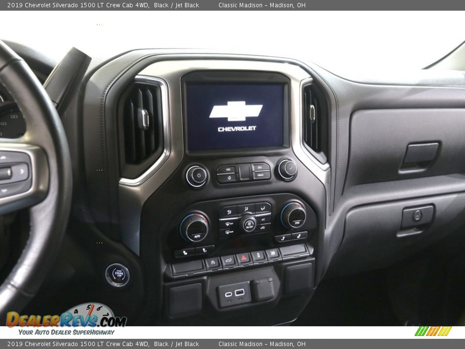 2019 Chevrolet Silverado 1500 LT Crew Cab 4WD Black / Jet Black Photo #10