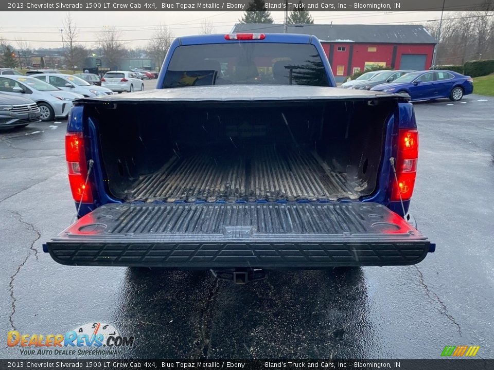 2013 Chevrolet Silverado 1500 LT Crew Cab 4x4 Blue Topaz Metallic / Ebony Photo #9