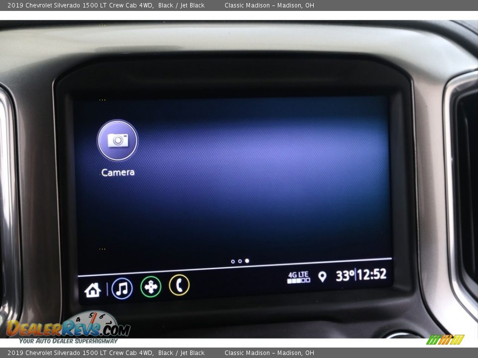 2019 Chevrolet Silverado 1500 LT Crew Cab 4WD Black / Jet Black Photo #14