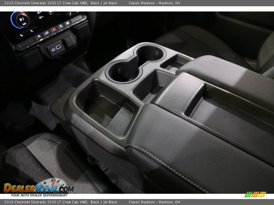 2019 Chevrolet Silverado 1500 LT Crew Cab 4WD Black / Jet Black Photo #16