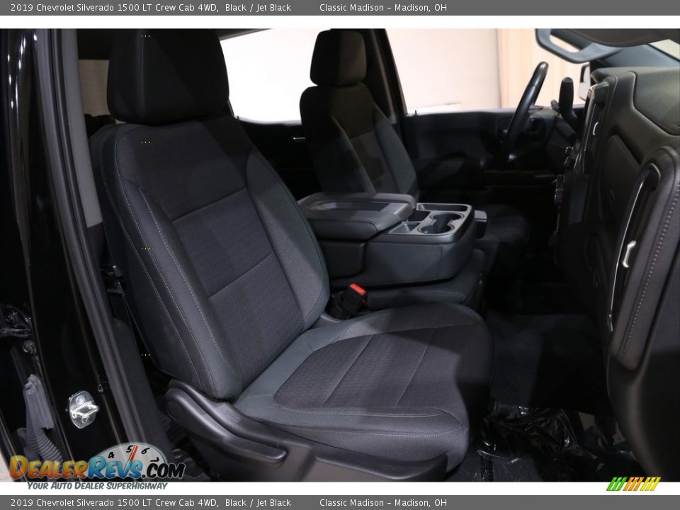 2019 Chevrolet Silverado 1500 LT Crew Cab 4WD Black / Jet Black Photo #17
