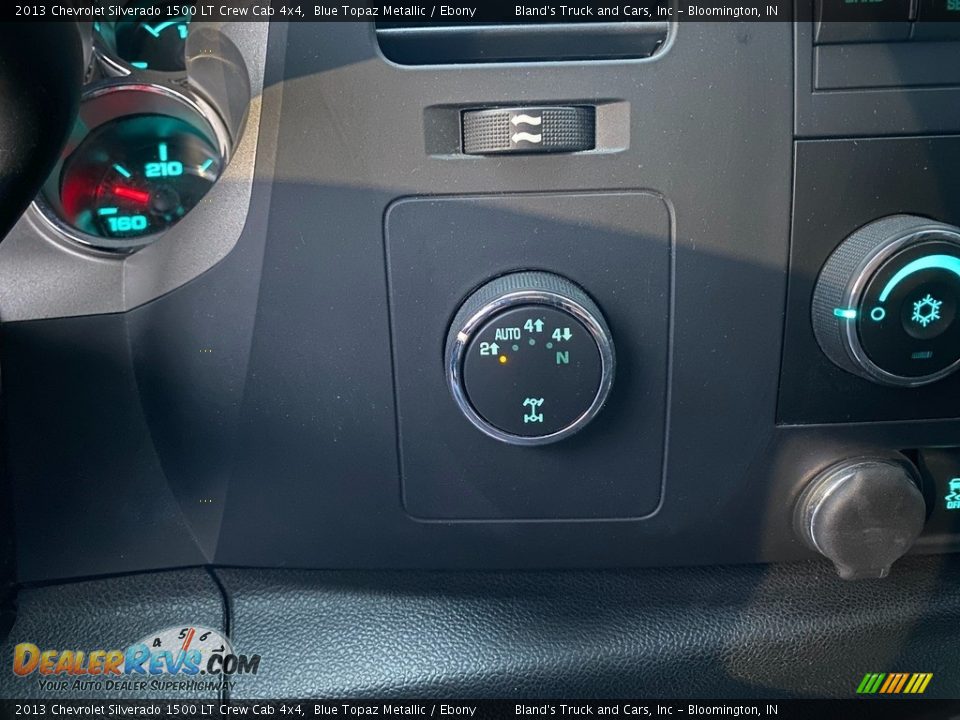 2013 Chevrolet Silverado 1500 LT Crew Cab 4x4 Blue Topaz Metallic / Ebony Photo #16