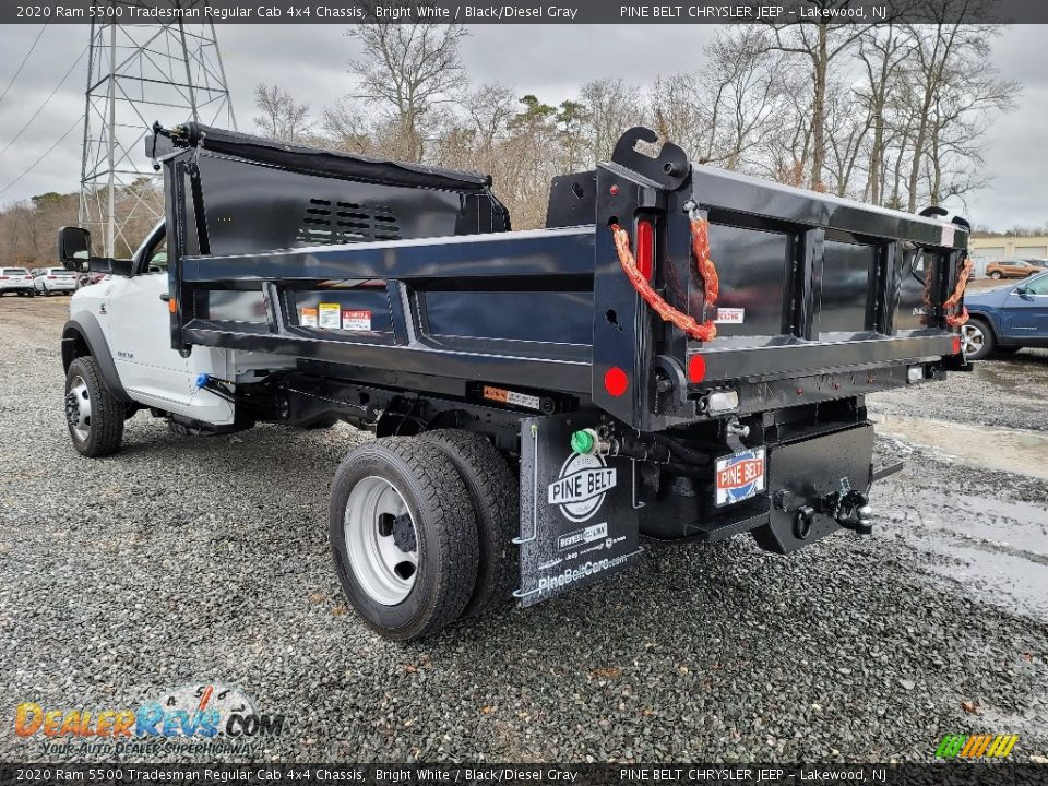 2020 Ram 5500 Tradesman Regular Cab 4x4 Chassis Bright White / Black/Diesel Gray Photo #13