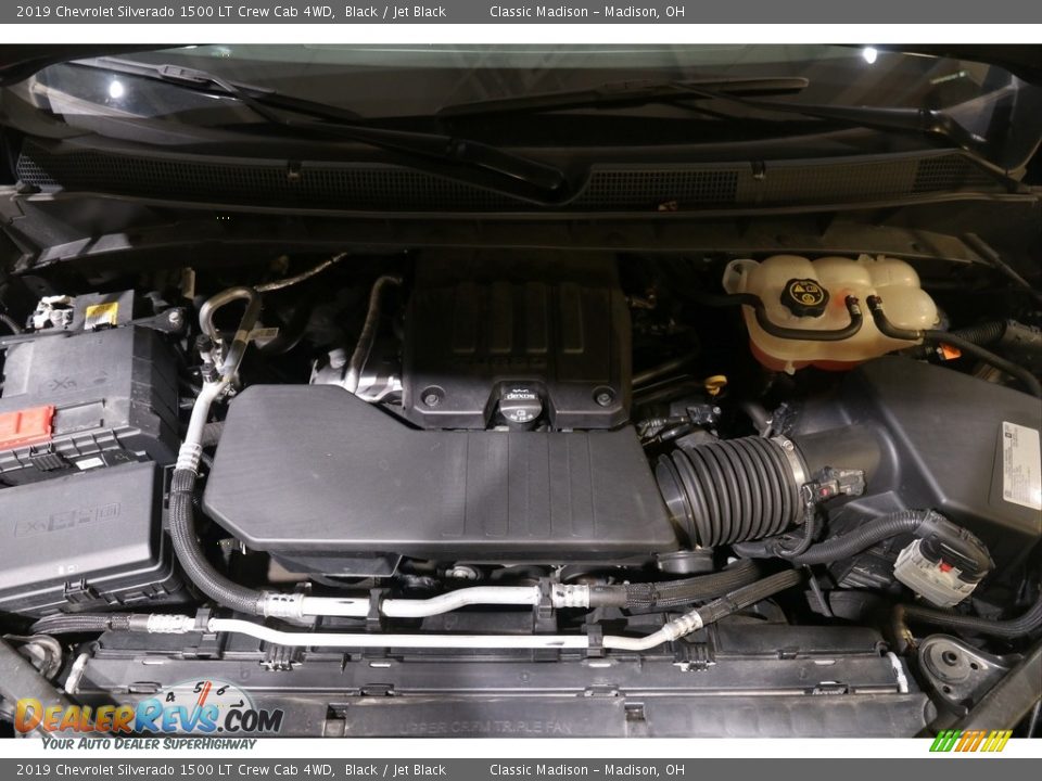 2019 Chevrolet Silverado 1500 LT Crew Cab 4WD Black / Jet Black Photo #21
