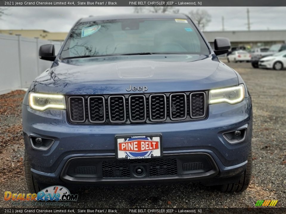 2021 Jeep Grand Cherokee Limited 4x4 Slate Blue Pearl / Black Photo #3