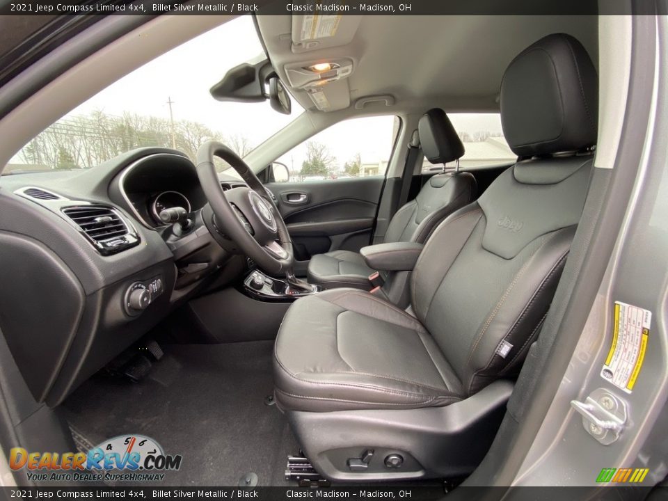 Front Seat of 2021 Jeep Compass Limited 4x4 Photo #2
