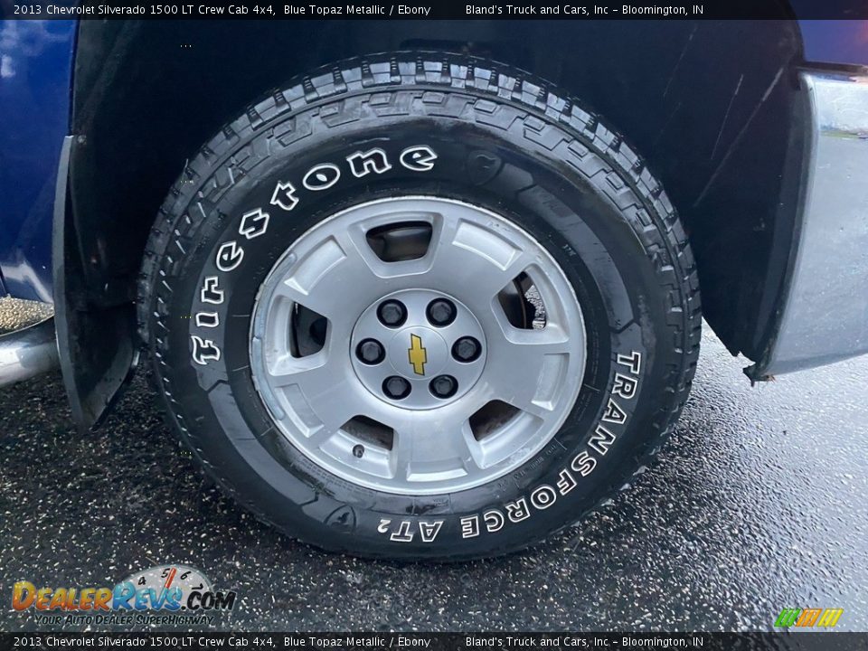 2013 Chevrolet Silverado 1500 LT Crew Cab 4x4 Blue Topaz Metallic / Ebony Photo #23