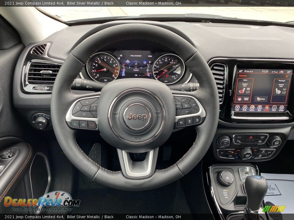 2021 Jeep Compass Limited 4x4 Steering Wheel Photo #5