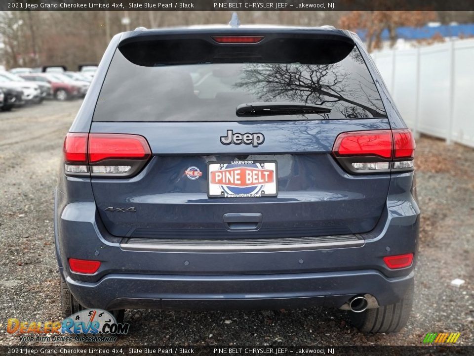 2021 Jeep Grand Cherokee Limited 4x4 Slate Blue Pearl / Black Photo #7