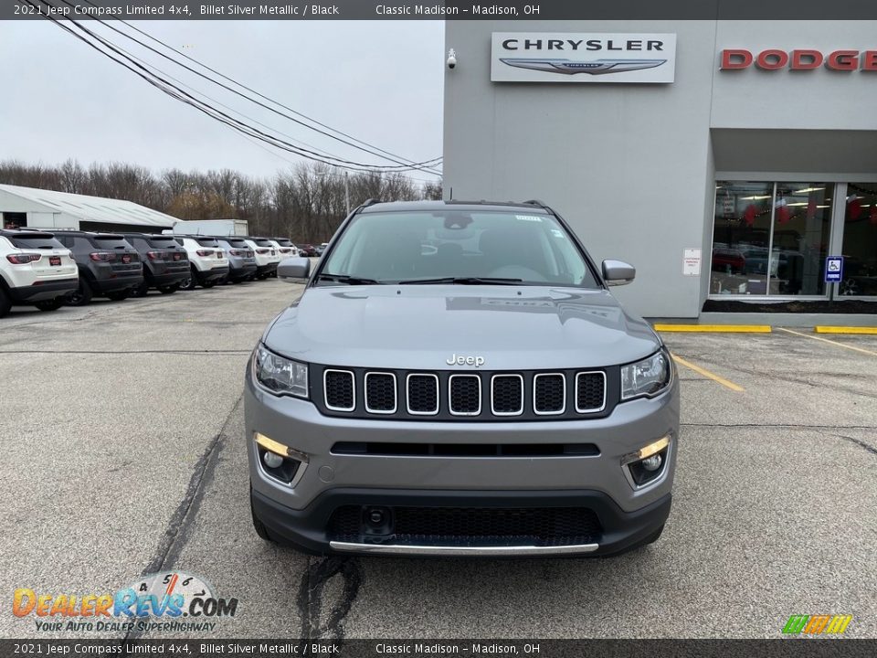2021 Jeep Compass Limited 4x4 Billet Silver Metallic / Black Photo #7