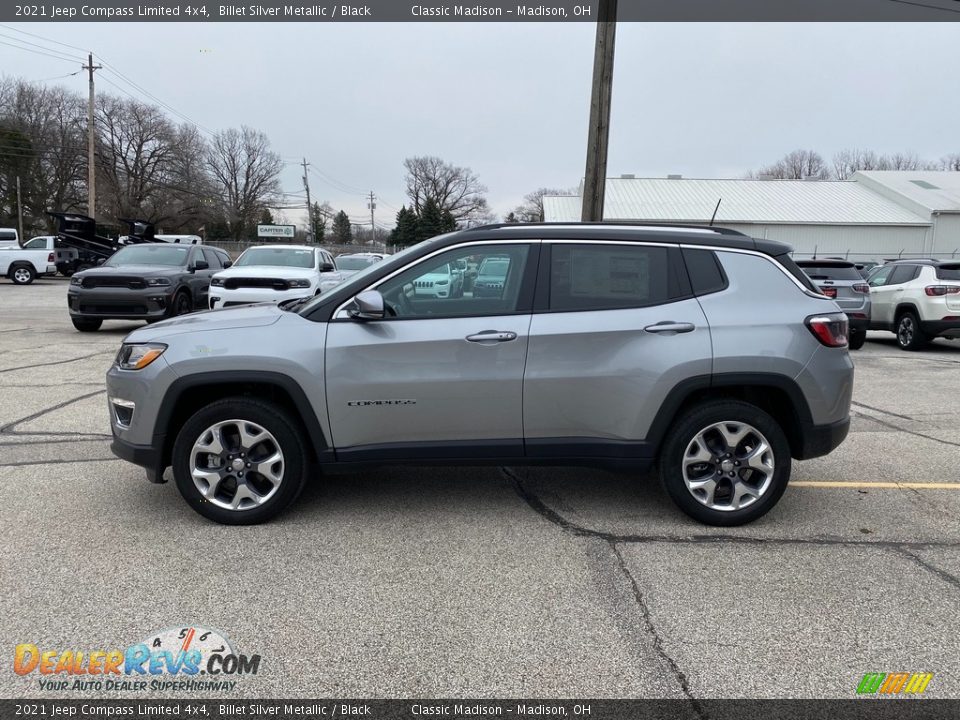 Billet Silver Metallic 2021 Jeep Compass Limited 4x4 Photo #8