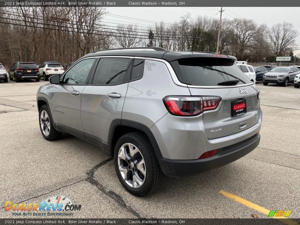 2021 Jeep Compass Limited 4x4 Billet Silver Metallic / Black Photo #9
