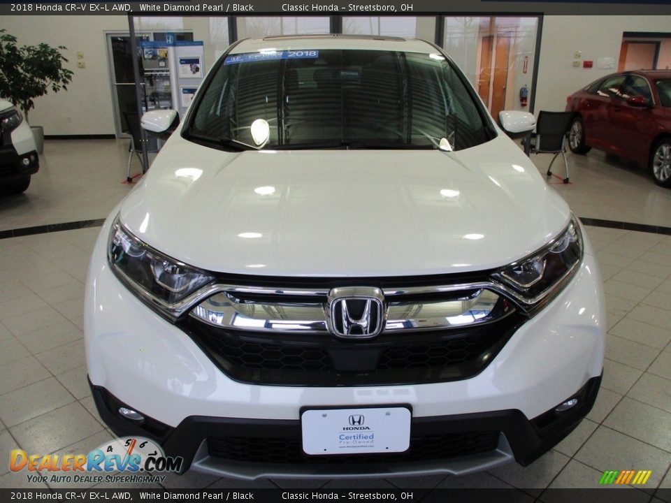 2018 Honda CR-V EX-L AWD White Diamond Pearl / Black Photo #2