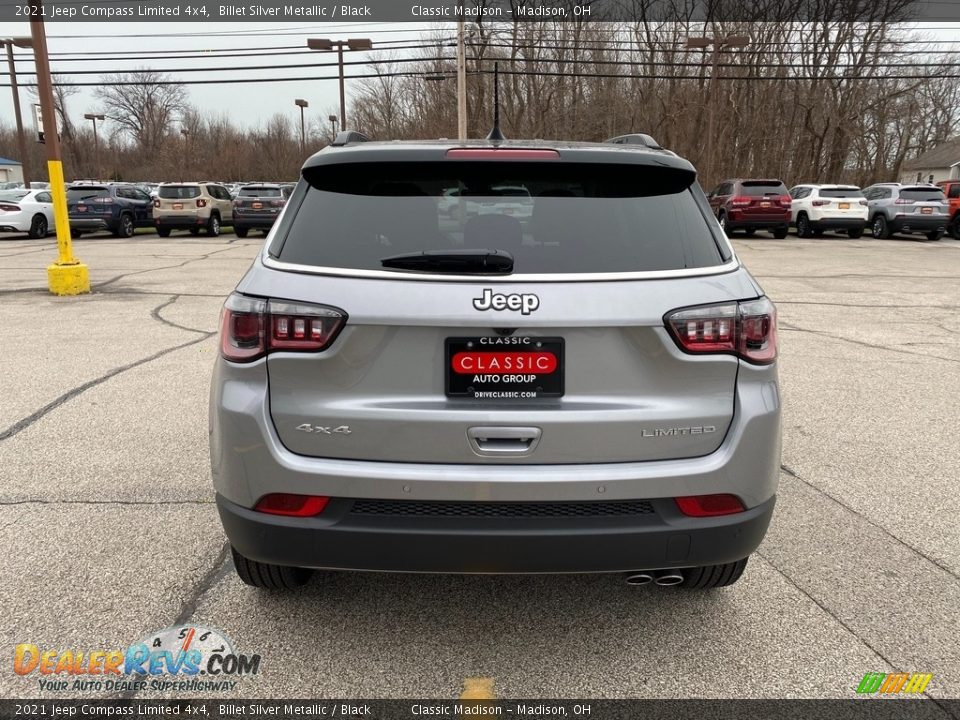 2021 Jeep Compass Limited 4x4 Billet Silver Metallic / Black Photo #10