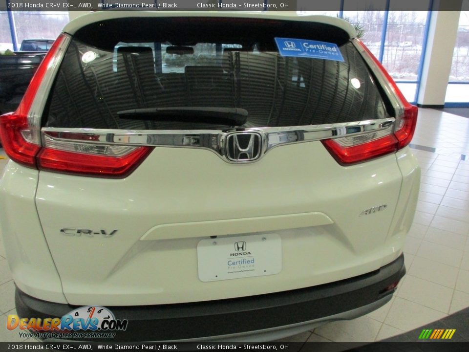 2018 Honda CR-V EX-L AWD White Diamond Pearl / Black Photo #8